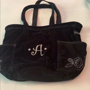 Thirty-One Black Shoulder Bag “A”.